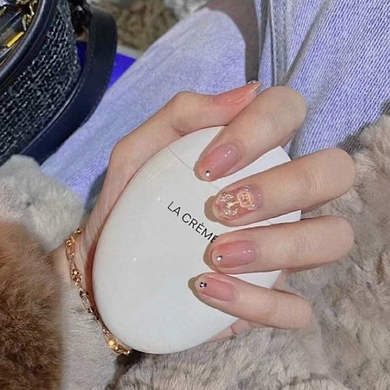 Dekoratives Blumen Press-On Nagelset