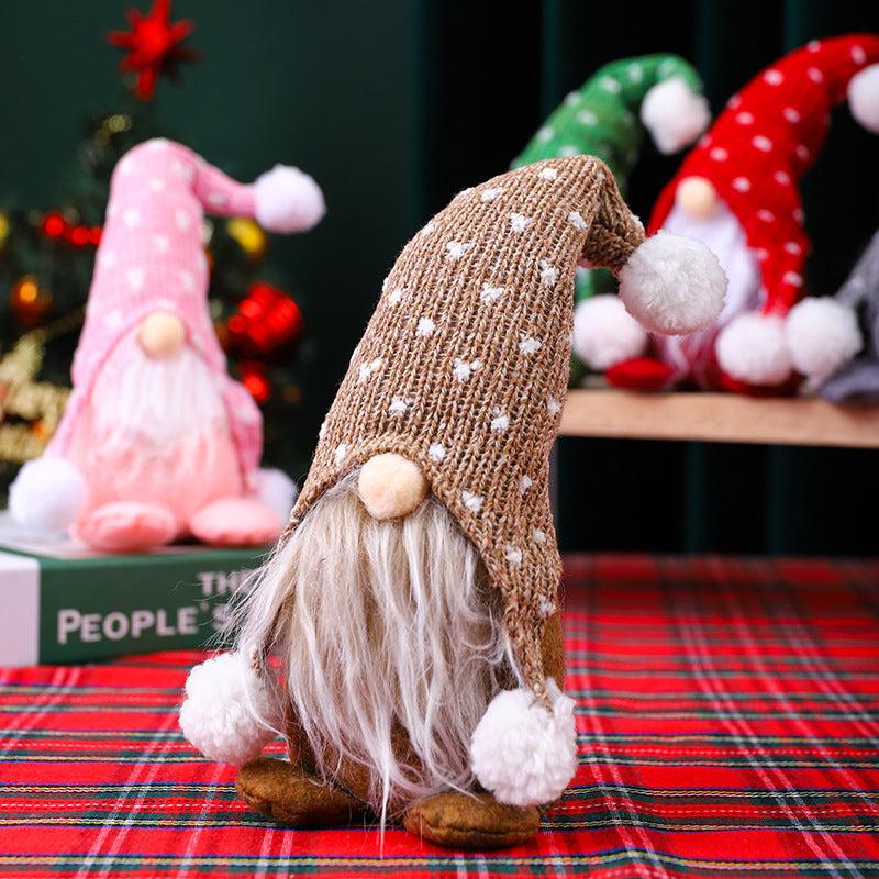Dekorative Weihnachtsgnom Figur Karnz