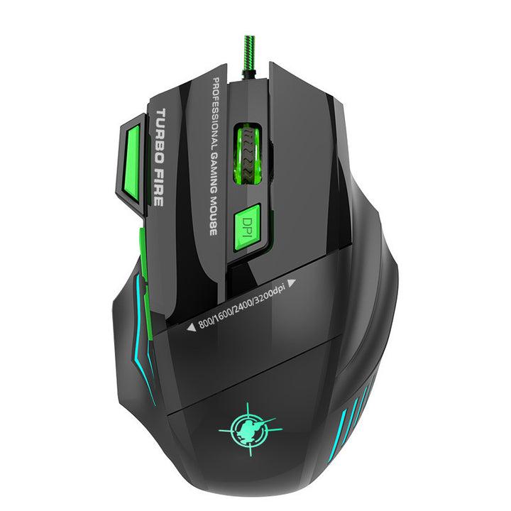 Hochpräzise Gaming-Maus mit Anpassbarem Dpi und Rgb-Beleuchtung Karnz
