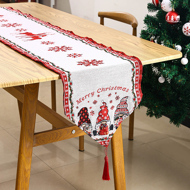 Festliche Tischdecke mit Weihnachtsmotiv Karnz
