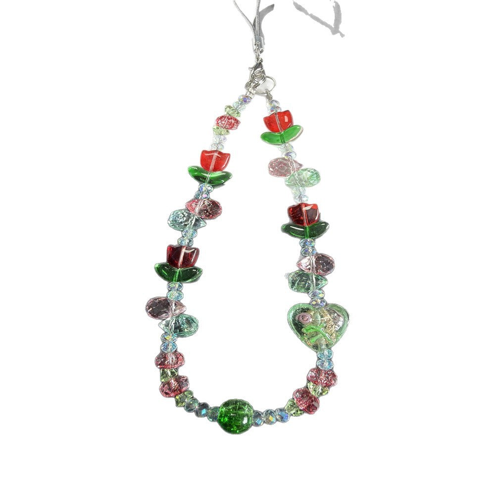 Blumen Bead Handykette Karnz