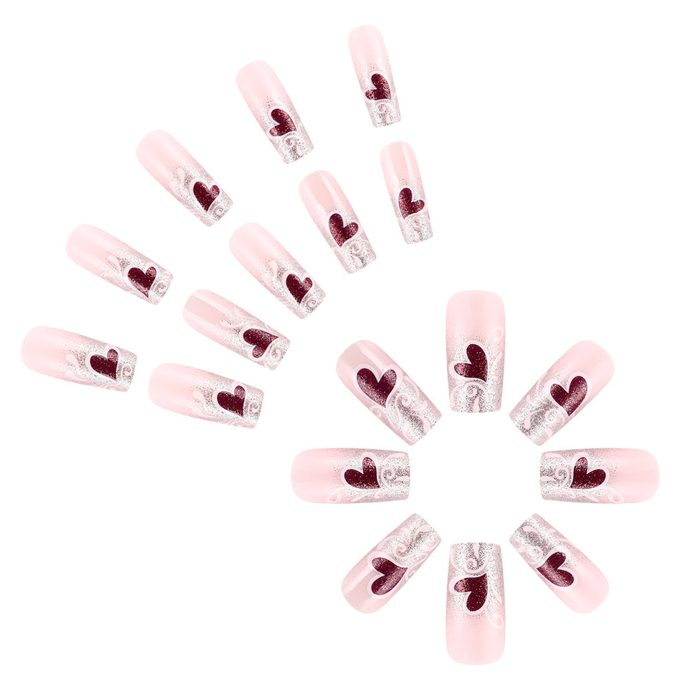 Romantisches Glitter-Gel-Nagel-Kunst-Set Karnz