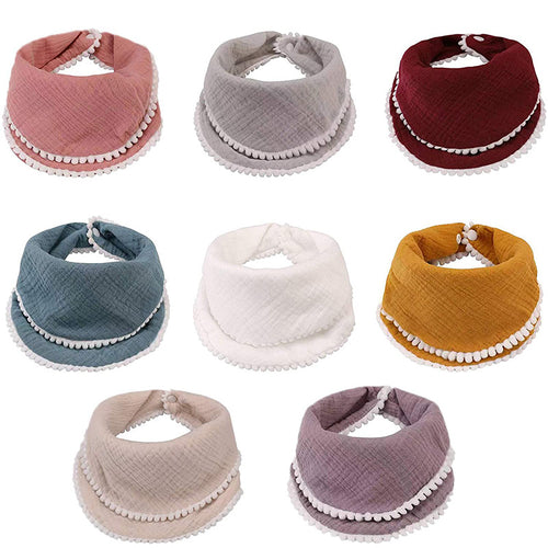 Weiche Baumwoll-Drool-Lätzchen Set Karnz