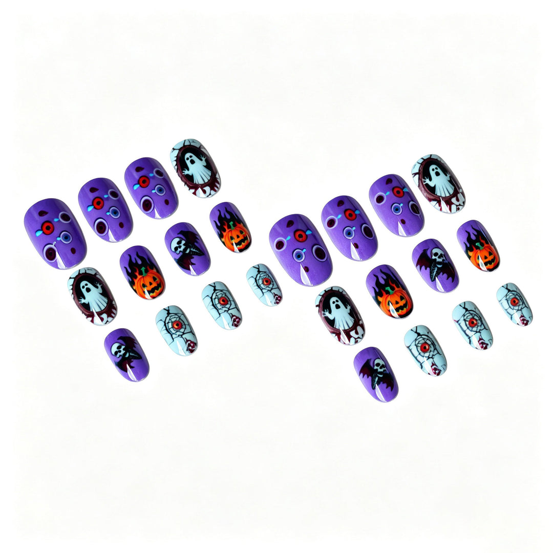Halloween-Themen Nagelkunst Set  1790957727