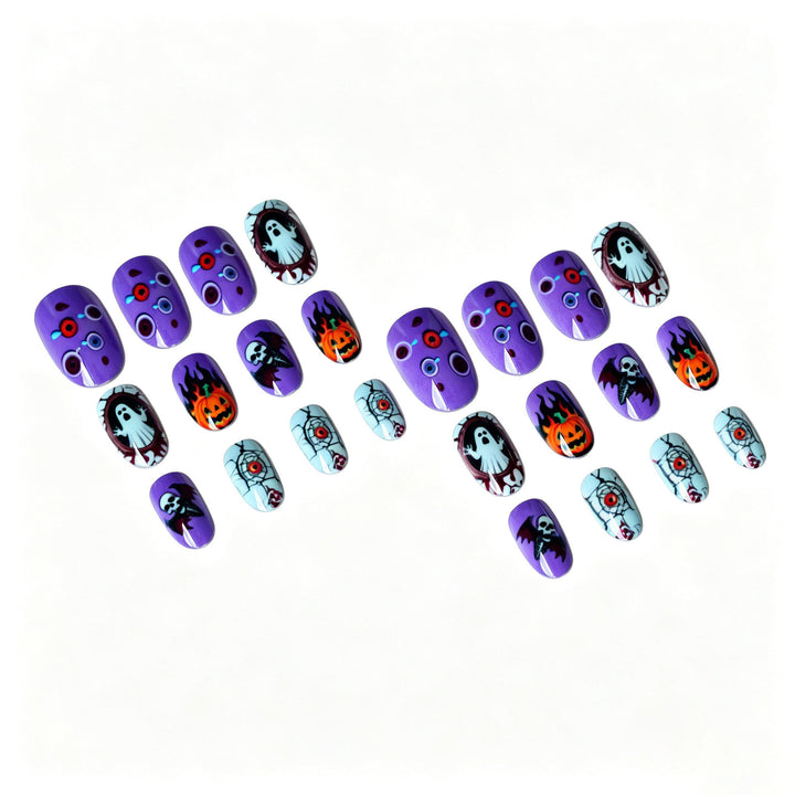 Halloween-Themen Nagelkunst Set  1790957727
