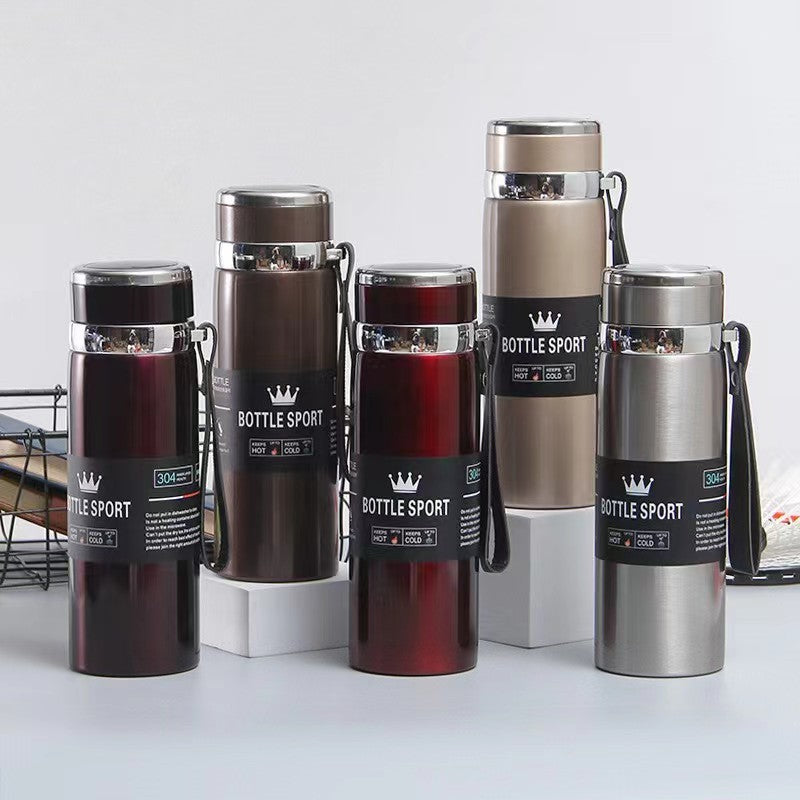 Unisex Hochwertige Edelstahl-Isolierflasche Karnz