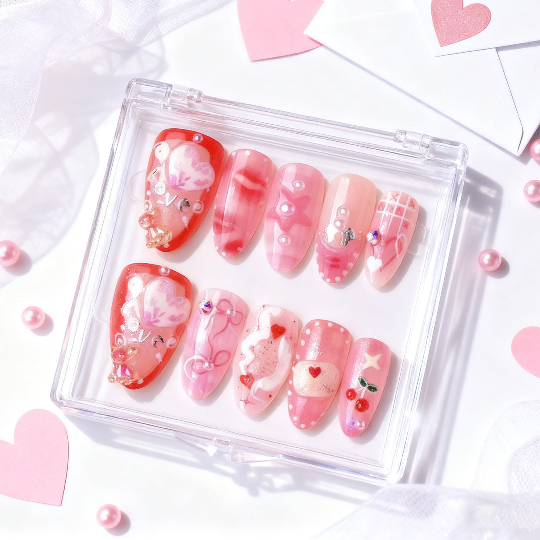 Künstliche Nail Art Nägel Karnz