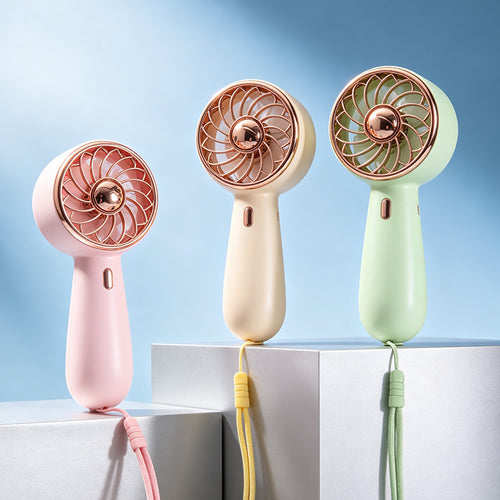 Damen Tragbarer Handventilator mit ergonomischem Design und leistungsstarkem Akku Karnz