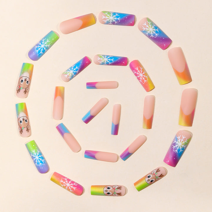 Festive Holiday Nail Art Extensions Karnz