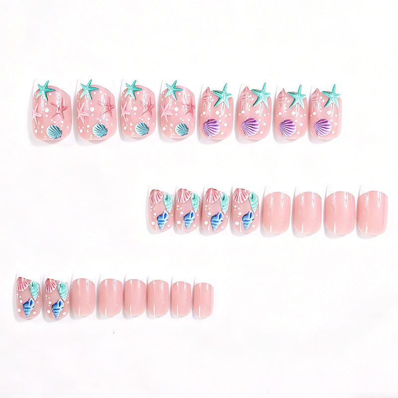 Kreative Unterwasser-Themen-Nagelkunst Karnz