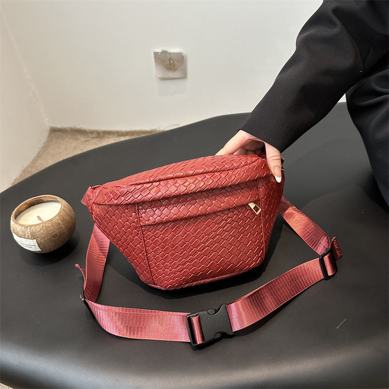 Stylische Woven Bauchtasche