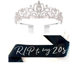 Damen glamouröse Tiara mit elegantem Design und stabilen Haarkämmen Karnz