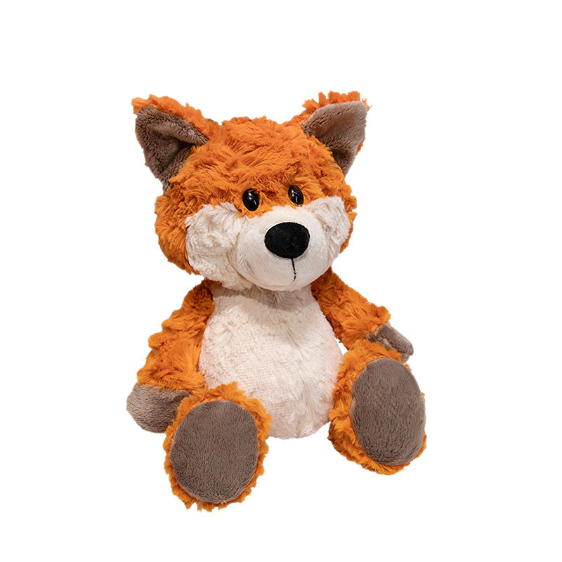 Plüsch Waschbär Weiches Fell Sitzendes Plüschtier mit besticktem Gesicht und flauschigem Schwanz Karnz