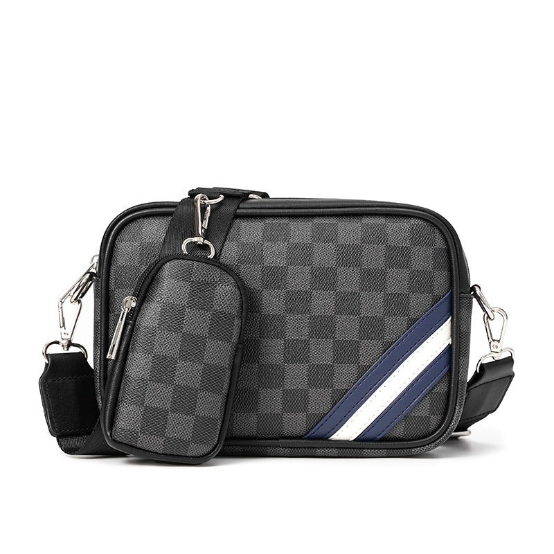 Multifunktionale Crossbody-Tasche mit Abnehmbarer Klein-Tasche Karnz