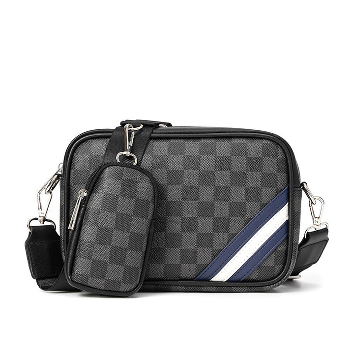 Multifunktionale Crossbody-Tasche mit Abnehmbarer Klein-Tasche Karnz