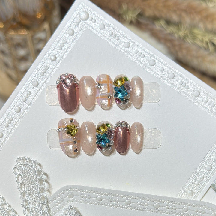 Künstlerisch Thematisiertes Nail Art Set Karnz