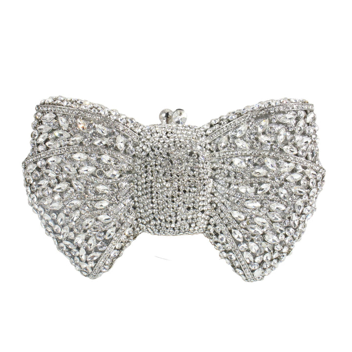 Bogenförmige Strass-Clutch