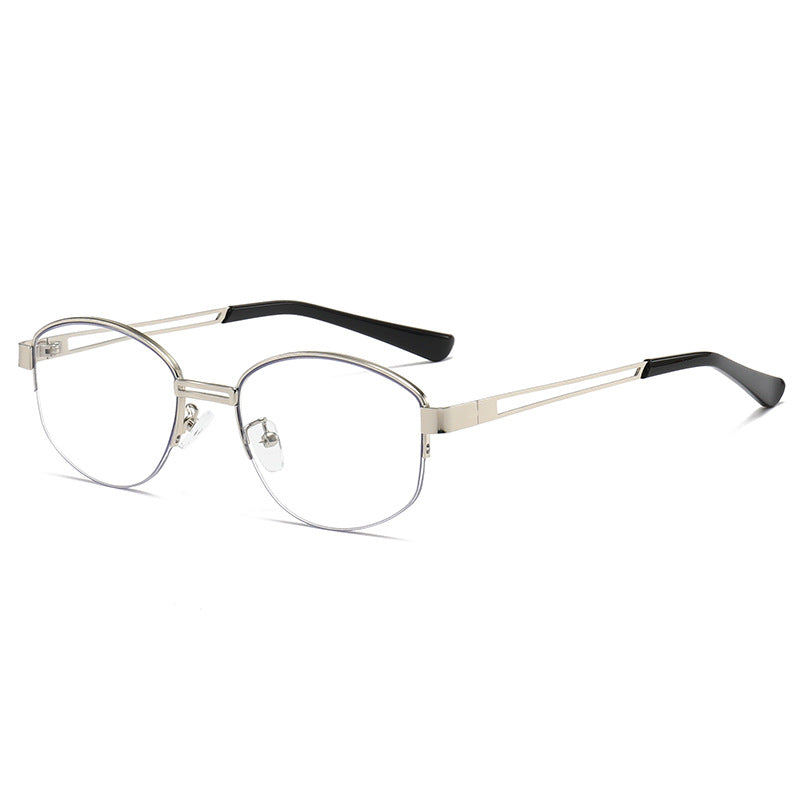 Damen modische Brille mit modernem Metallrahmen Karnz