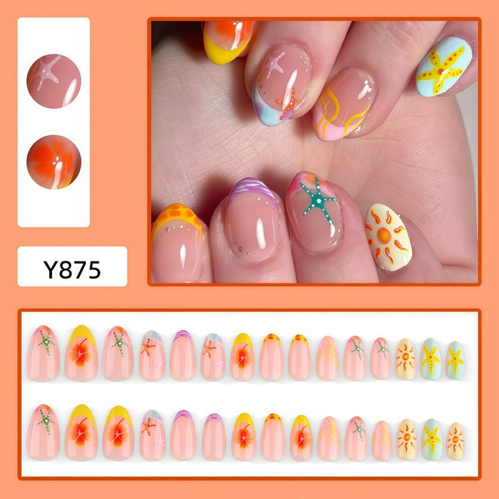 Kreatives und farbenfrohes Nageldesign-Set Karnz
