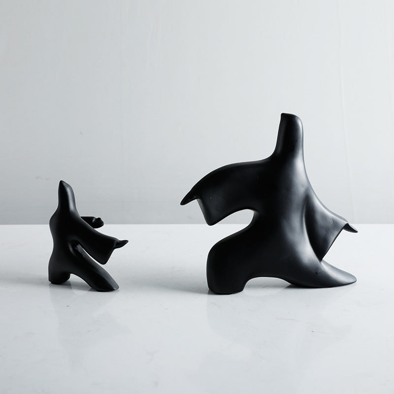 Moderne abstrakte dekorative Skulptur
