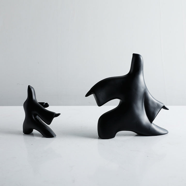 Moderne abstrakte dekorative Skulptur