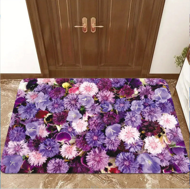 Dekorativer floraler Bereichsteppich Karnz