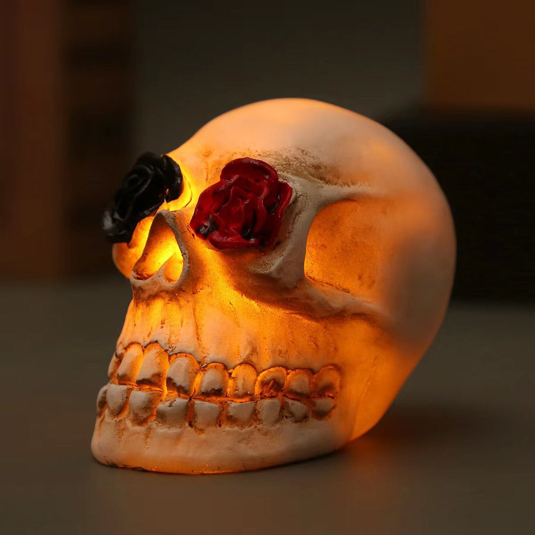 Dekorative LED Totenkopf-Lampe Karnz