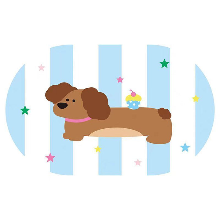 Verspielt geformte Hund-Badezimmermatte