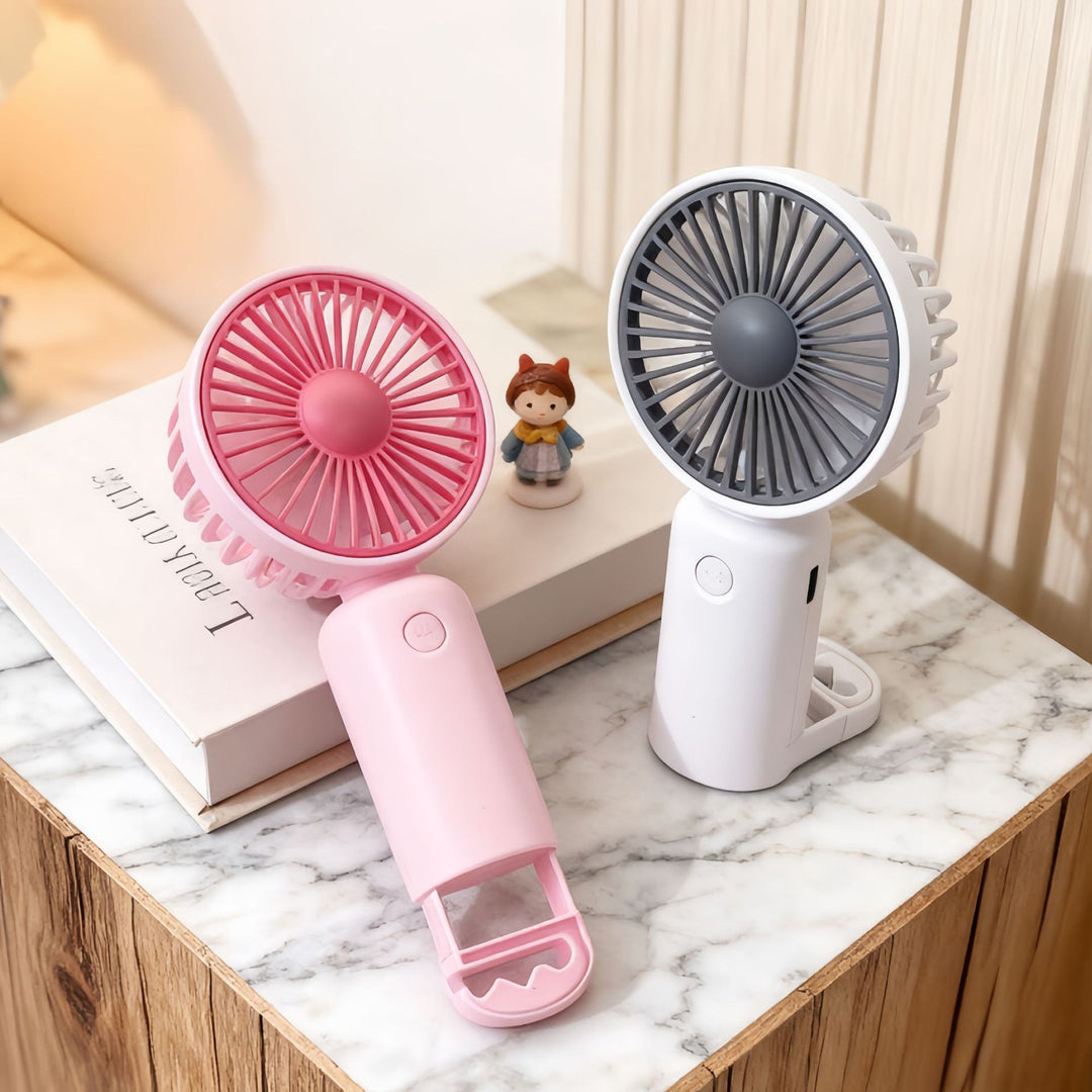 Damen Tragbarer Tischventilator mit mehrfacher Geschwindigkeitsregelung und USB-Anschluss Karnz