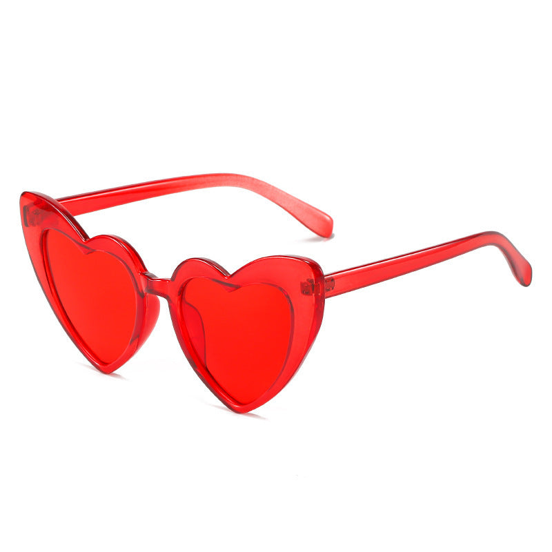 Herzförmige Mode-Sonnenbrille Karnz