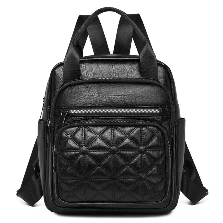Gepolsterter Leder-Multi-Functional-Rucksack