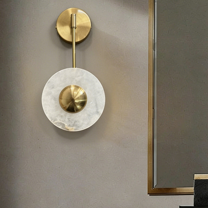 Elegante Runde Wandlampe