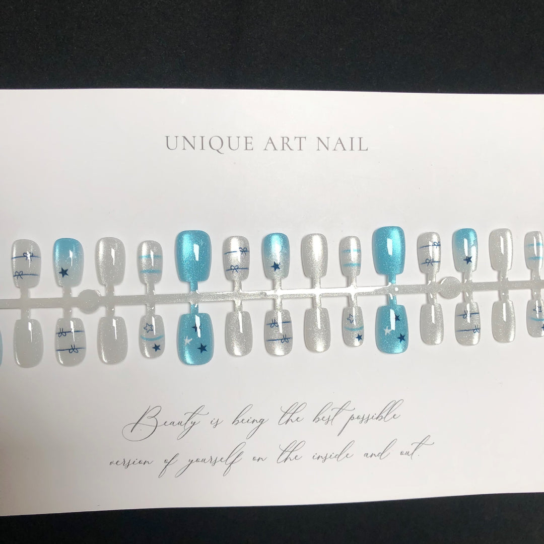 Elegante Stern-verzierte Nagelkunst Tipps