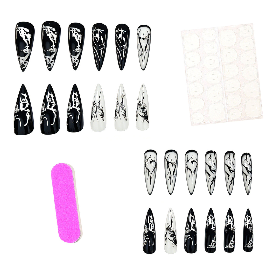 Künstlerische Stiletto-Nagelveränderungen Karnz 1789915460