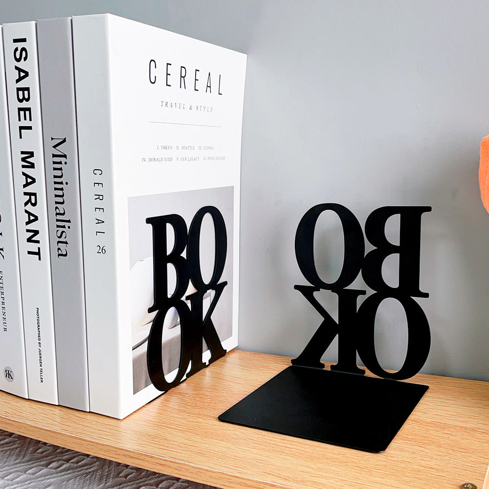 Stylisches Buchstützen-Set