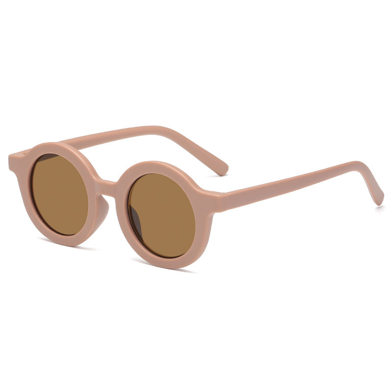 Damen runde Sonnenbrille mit robustem Design und UV-Schutz Karnz