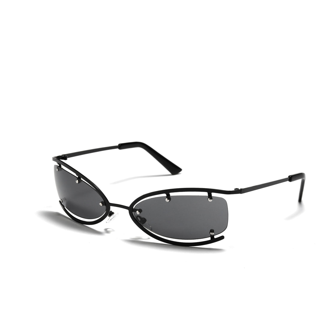 Damen modische Sonnenbrille mit einzigartiger Rahmenkonstruktion Karnz