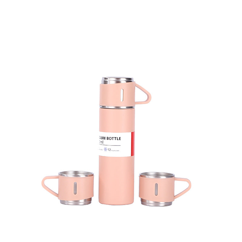 Damen Thermoset mit Kaffeetassen und Isolierflasche Karnz