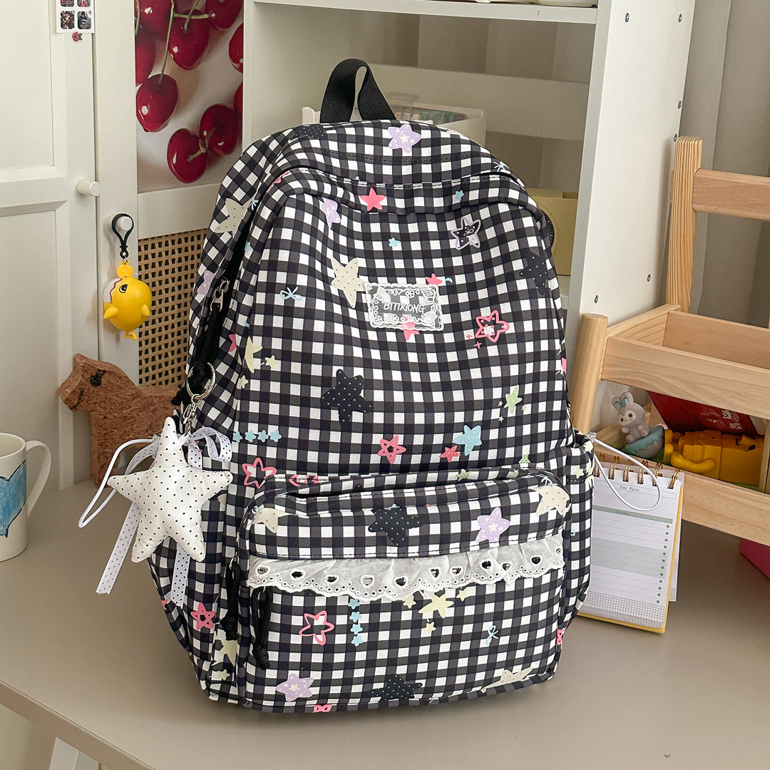 Niedlicher Illustrierter Lässiger Rucksack Karnz