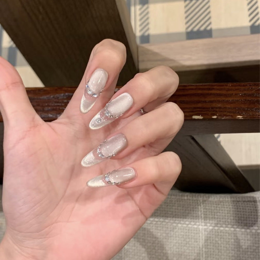 Elegante Lange Stiletto Nagelkunst Erweiterungen