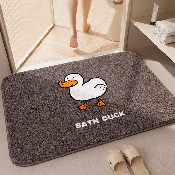 Dekorativer Badteppich