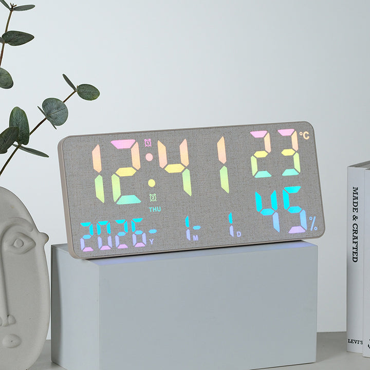 Digitales Thermo-Hygrometer Wecker Karnz