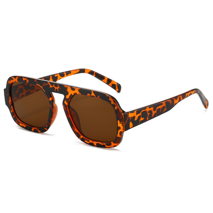 Oversized geometrische Linsen Sonnenbrille Karnz