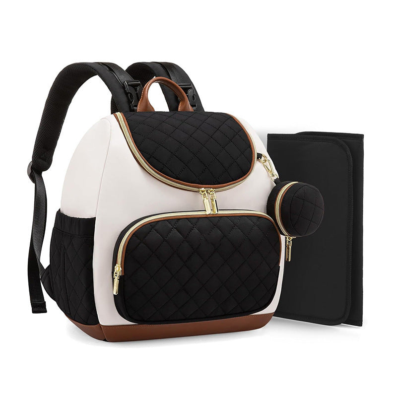 Elegante Gesteppten Rucksack mit Praktischen Fächern Karnz