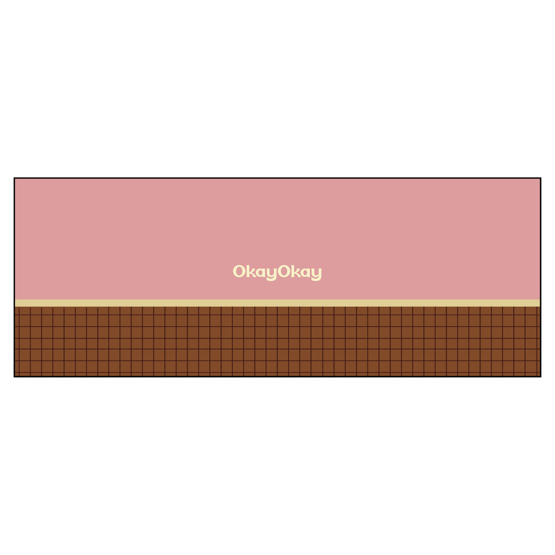 Cushioned Non-Slip Entryway Floor Mat with Faux Leather Border