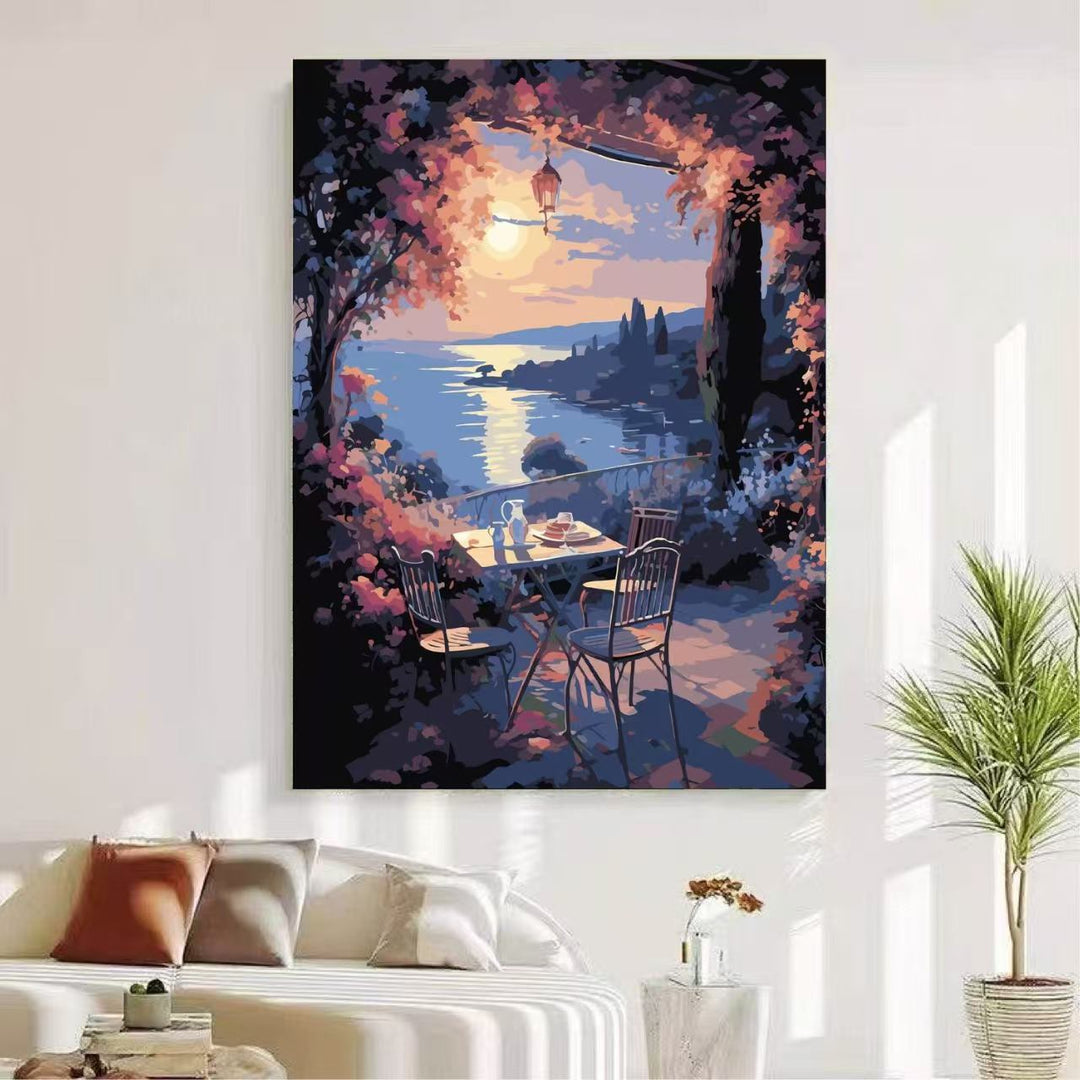 Scenic von Natur inspirierte Leinwandkunst Karnz