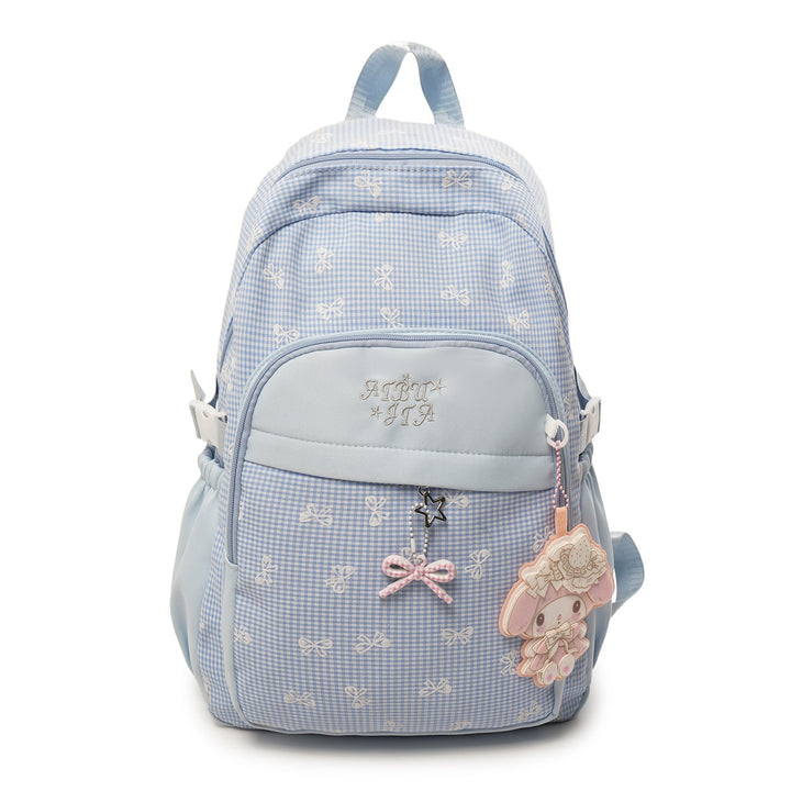 Stylischer kariert gemusterter Rucksack Karnz