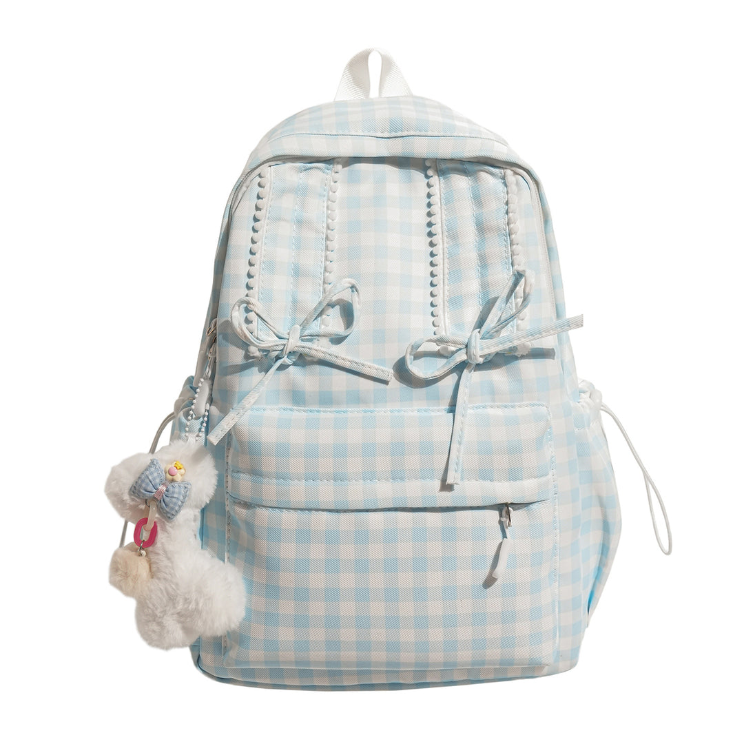 Charmanter Karomuster-Rucksack Karnz