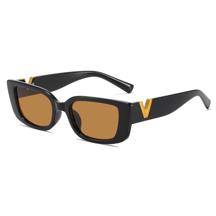 Stylische Quadratische Rahmen Sonnenbrille Karnz