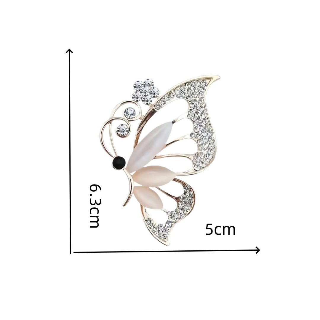 Elegante Schmetterlingsbrosche Karnz